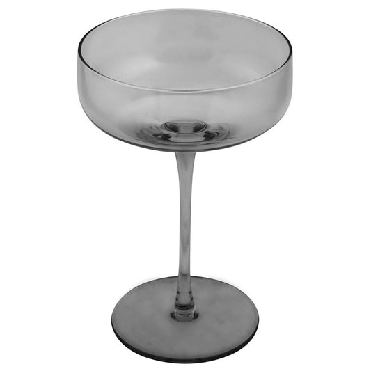 MID CENTURY CHAMPAGNE COUPE  GRAY (S22)