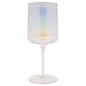 MID CENTURY WINE GLASS  IRIDESCENT (S21)