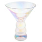 LEXI MARTINI GLASS  CLEAR IRIDESCENT (S21)