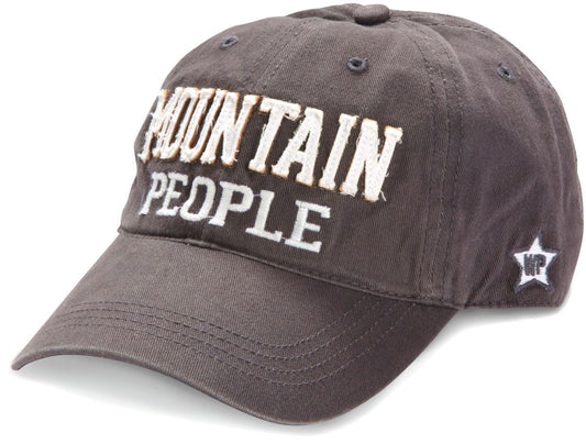 WP - Mountain People - Dark Gray Adjustable Hat