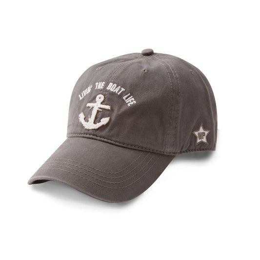 WP - Livin' The Boat Life - Dark Gray Adjustable Hat