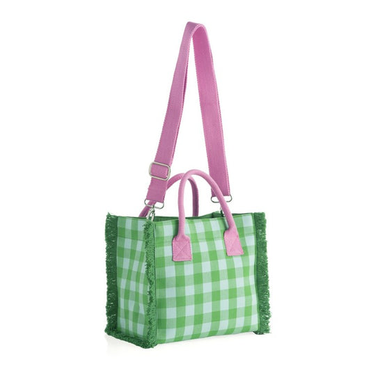 ANNA MINI TOTE,GREEN